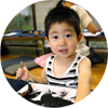習字・書道教室の生徒 幼児の部